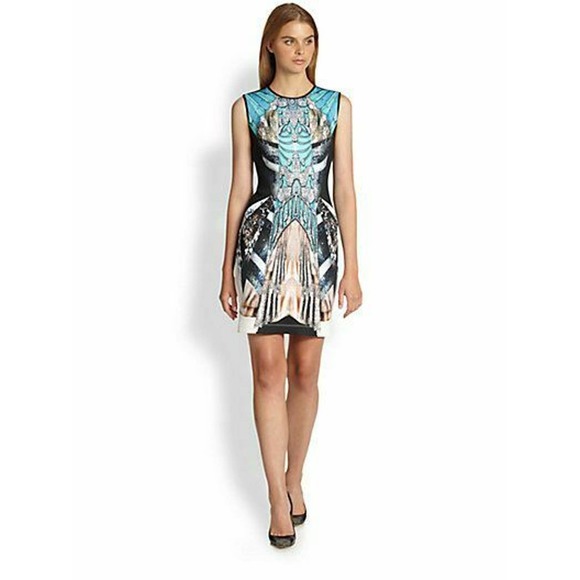 Clover Canyon All That Jazz Scuba Dress Neoprene S - Picture 1 of 10